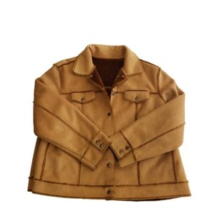Women's Faux Suede Jacket from Saks Fifth Avenue. Plus size 18 NWT
